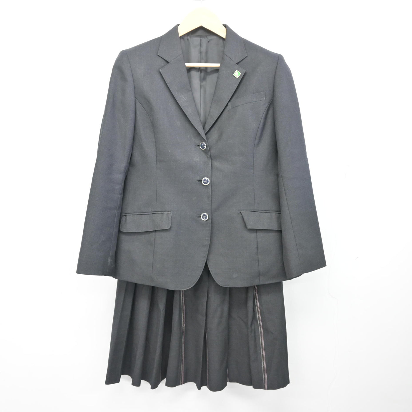 中古】兵庫県 神港橘高等学校 女子制服 2点 (ブレザー・スカート 
