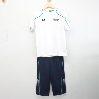 【中古】岡山県 倉敷高等学校 女子制服 3点 (ジャージ 上・体操服 上・ジャージ 下) sf096337