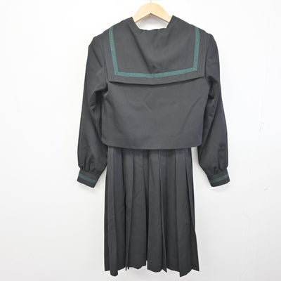 【中古】愛媛県 西条高等学校 女子制服 3点 (セーラー服・ジャンパースカート) sf096382