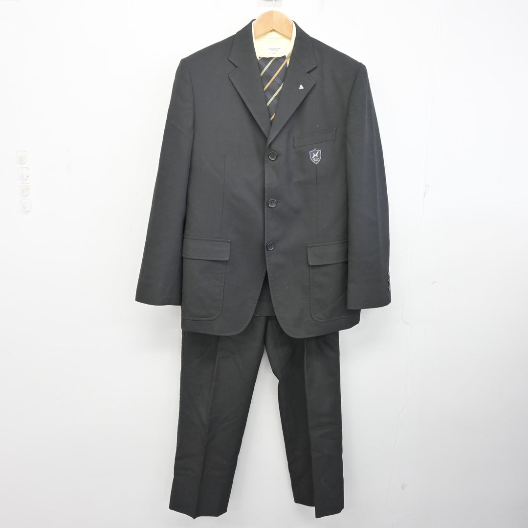 中古】東京都 八王子学園八王子高等学校 男子制服 4点 (ブレザー