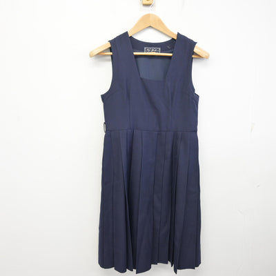 【中古】福岡県 田隈中学校 女子制服 3点 (セーラー服・ジャンパースカート) sf096401