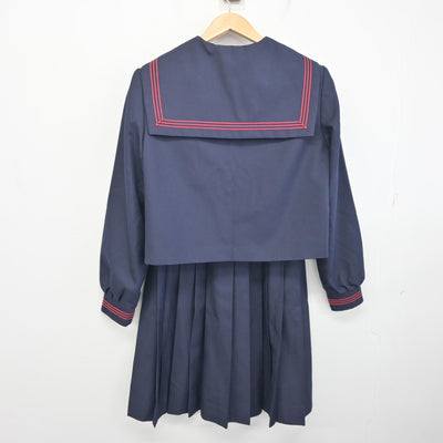 【中古】神奈川県 金旭中学校 女子制服 2点 (セーラー服・スカート) sf096404