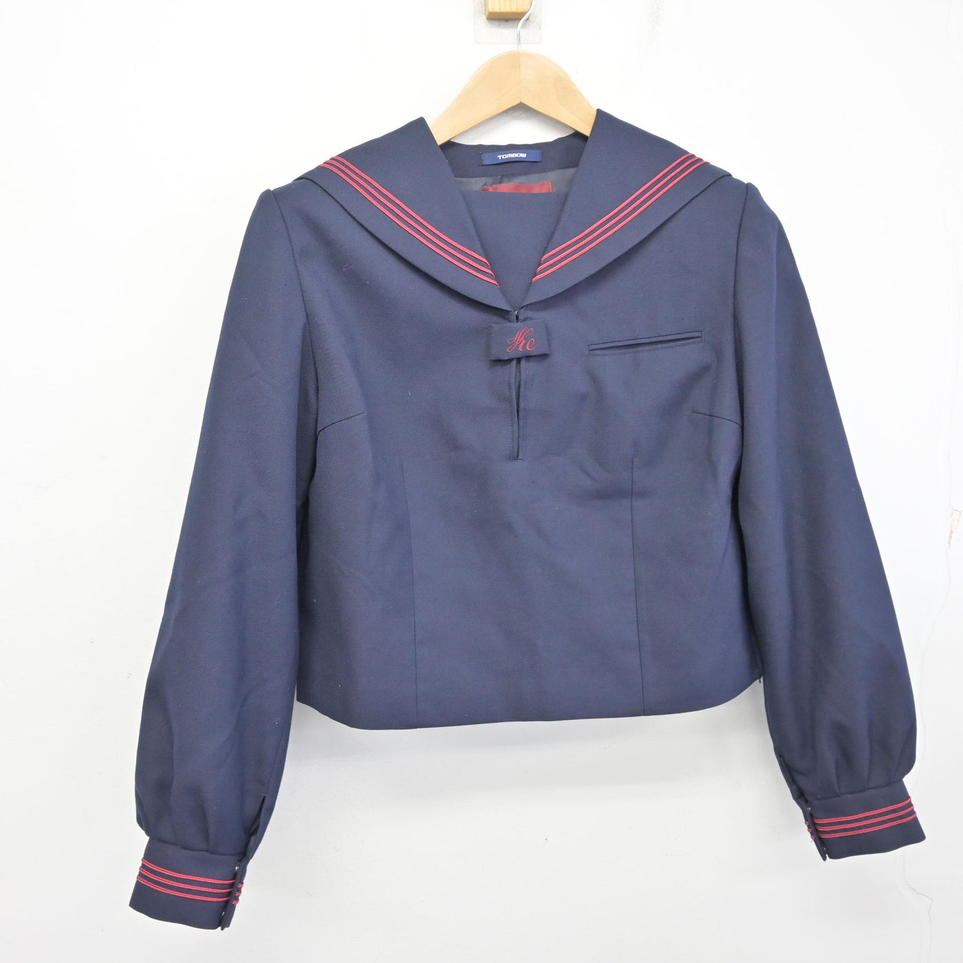 【中古】神奈川県 金旭中学校 女子制服 2点 (セーラー服・スカート) sf096404