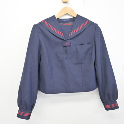 【中古】神奈川県 金旭中学校 女子制服 2点 (セーラー服・スカート) sf096404