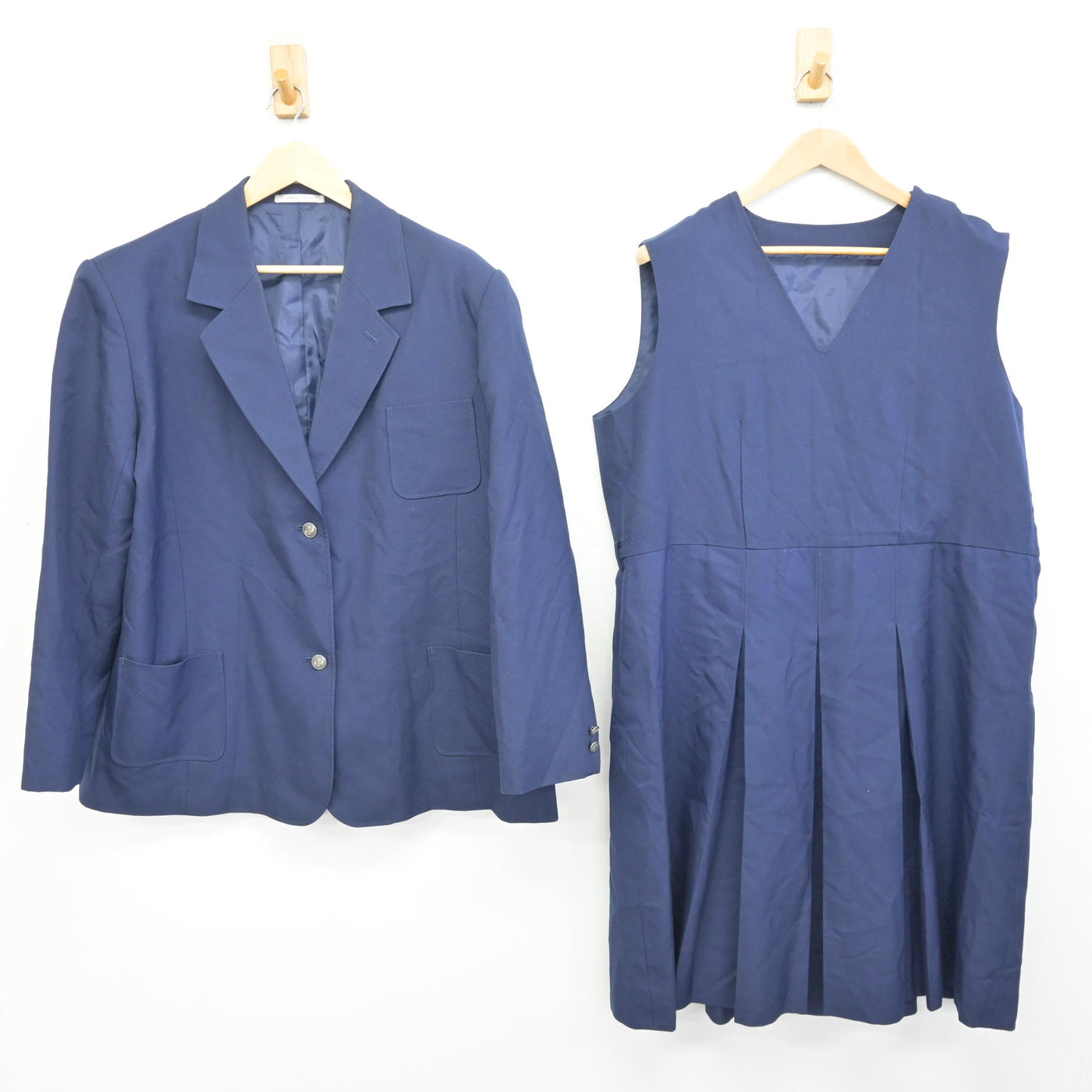 【中古】神奈川県 横内中学校 女子制服 2点 (ブレザー・ジャンパースカート) sf096406