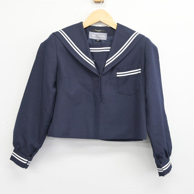 【中古】神奈川県 潮田中学校 女子制服 2点 (セーラー服・スカート) sf096452