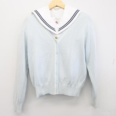 【中古】愛知県 南山学園 聖霊中学・高等学校 女子制服 2点 (ニット・セーラー服) sf096463