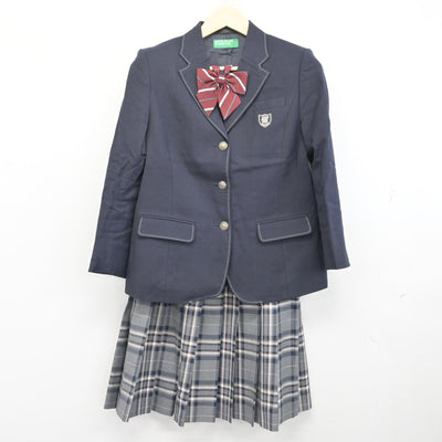 【中古】福岡県 福岡大学附属若葉高等学校/旧制服 女子制服 4点 (ブレザー・スカート) sf096474