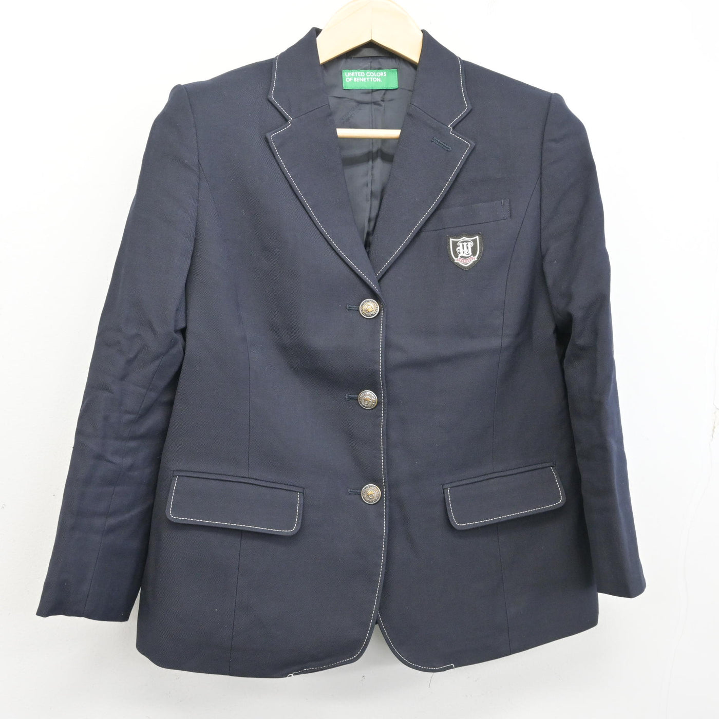 【中古】福岡県 福岡大学附属若葉高等学校/旧制服 女子制服 4点 (ブレザー・スカート) sf096474