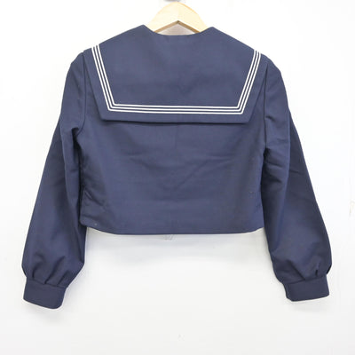 【中古】福岡県 福岡市内中学標準服/旧制服 女子制服 2点 (セーラー服・ジャンパースカート) sf096482