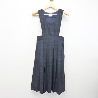 【中古】福岡県 福岡市内中学標準服/旧制服 女子制服 1点 (ジャンパースカート) sf096483