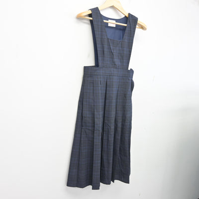【中古】福岡県 福岡市内中学標準服/旧制服 女子制服 1点 (ジャンパースカート) sf096483