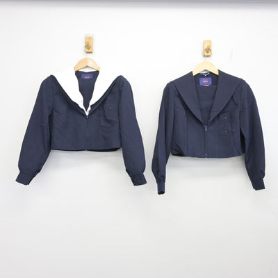 【中古】 学校名不明 女子制服 2点 (セーラー服) sf096485