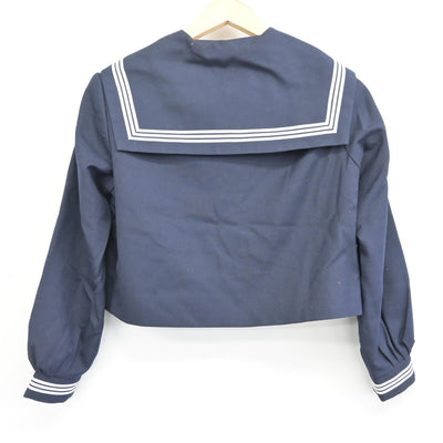 【中古】山口県 厚南中学校 女子制服 3点 (セーラー服・スカート) sf096488