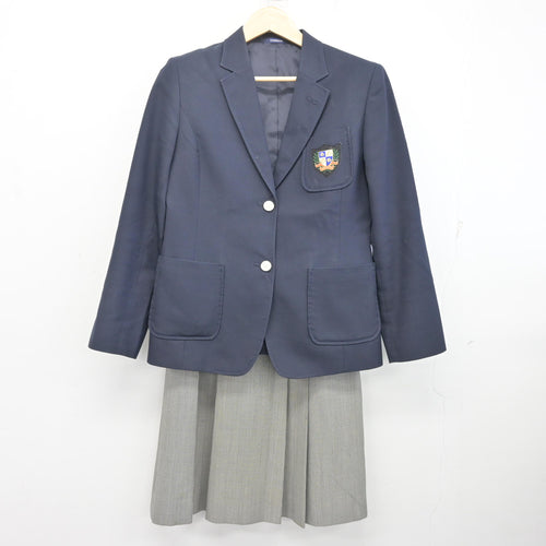中古】大阪府 クラーク記念国際高等学校 女子制服 2点 (ブレザー
