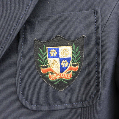 【中古】福岡県 玄界高等学校 女子制服 2点 (ブレザー・スカート) sf096489