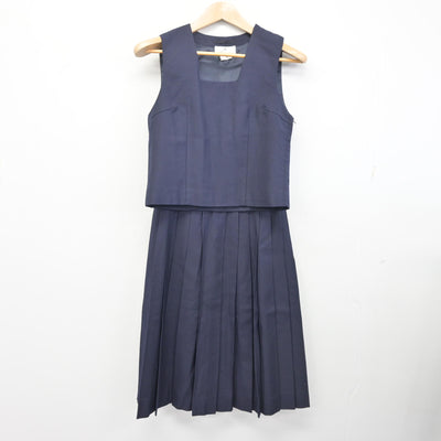 【中古】神奈川県 臨港中学校 女子制服 3点 (ブレザー・ベスト・スカート) sf096491
