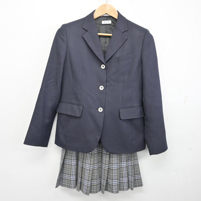 【中古】愛知県 至学館高等学校 女子制服 2点 (ブレザー・スカート) sf096494