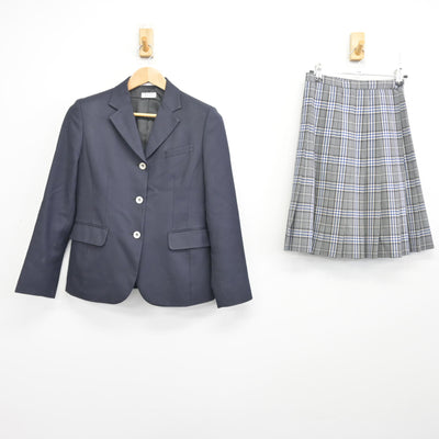 【中古】愛知県 至学館高等学校 女子制服 2点 (ブレザー・スカート) sf096494