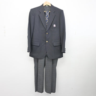 【中古】愛知県 愛知工業大学名電高等学校 男子制服 4点 (ブレザー・ズボン) sf096501