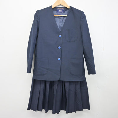 【中古】埼玉県 指扇中学校 女子制服 3点 (ブレザー・ベスト・スカート) sf096506