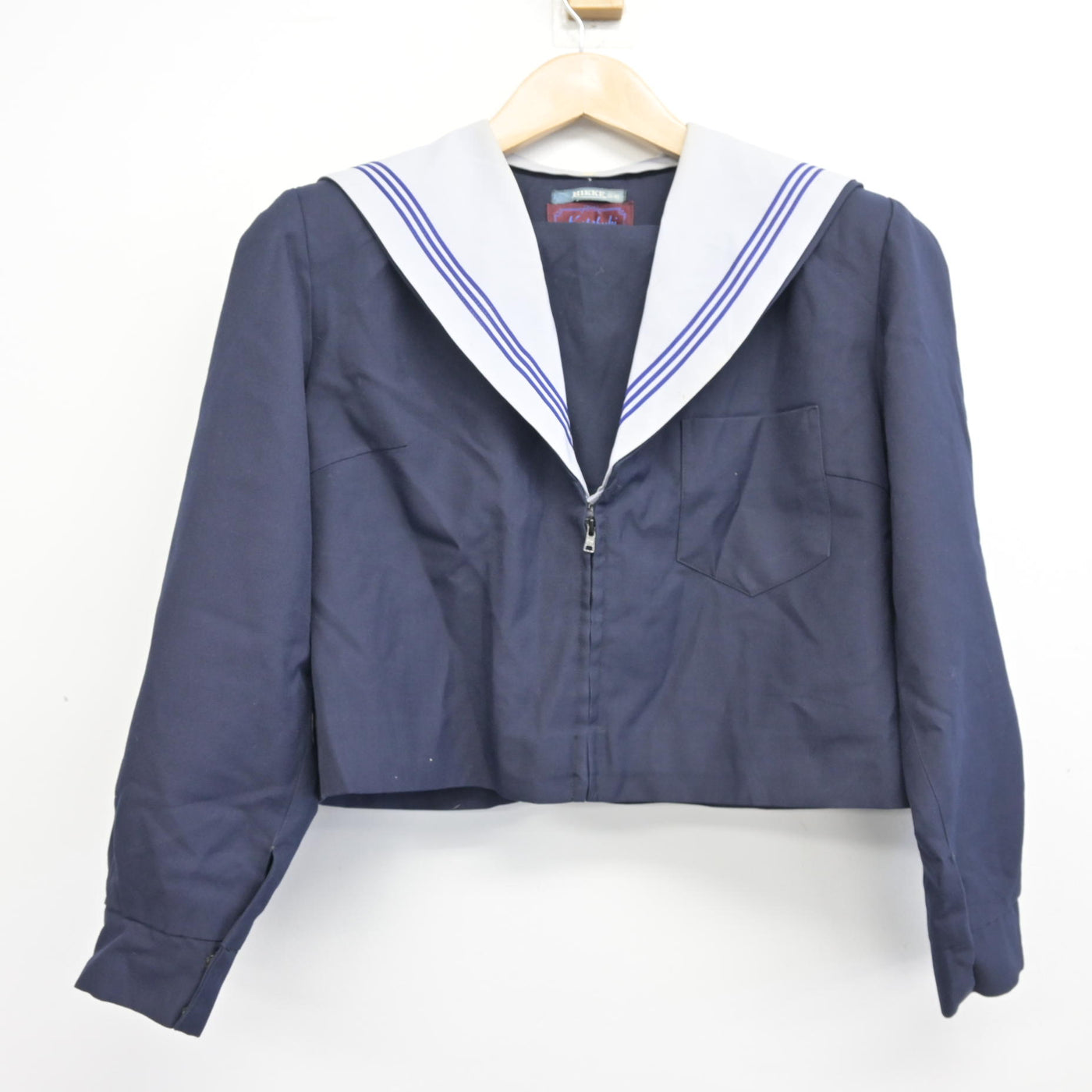 【中古】三重県 上野高等学校 女子制服 2点 (セーラー服・スカート) sf096513