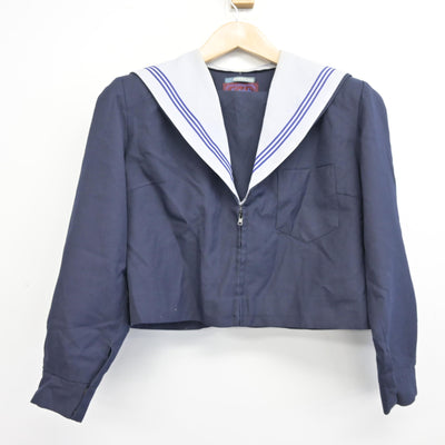 【中古】三重県 上野高等学校 女子制服 2点 (セーラー服・スカート) sf096513