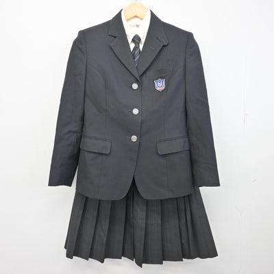 【中古】兵庫県 西宮今津高等学校 女子制服 4点 (ブレザー・シャツ・スカート) sf096520