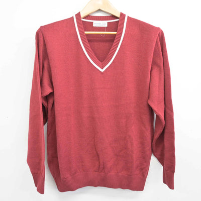 【中古】北海道 札幌山の手高等学校 女子制服 2点 (ニットベスト・ニット) sf096525