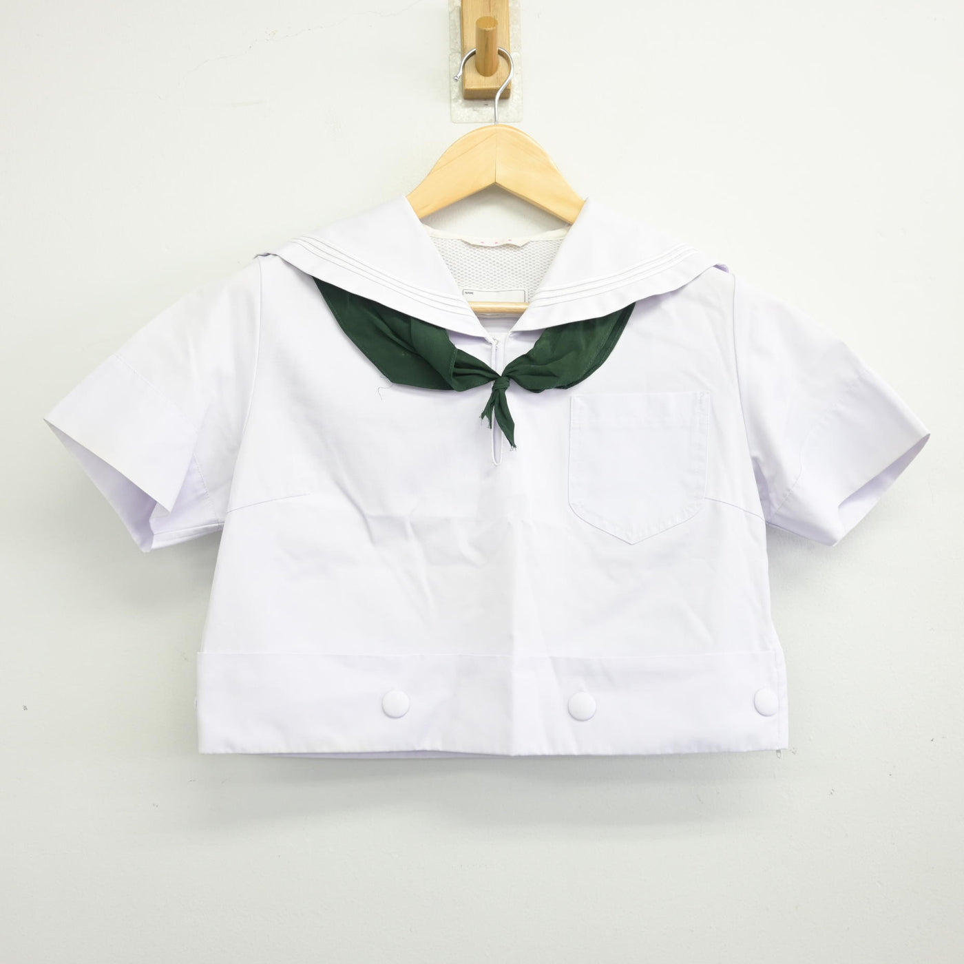 【中古】大阪府 樟蔭高等学校 女子制服 3点 (セーラー服) sf096528