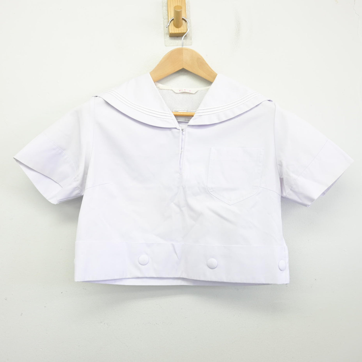【中古】大阪府 樟蔭高等学校 女子制服 3点 (セーラー服) sf096528