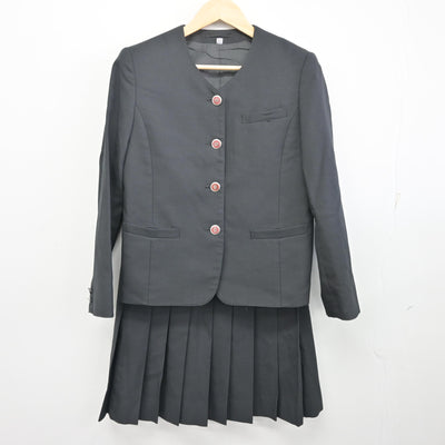 【中古】佐賀県 早稲田佐賀高等学校 女子制服 3点 (ブレザー・スカート) sf096530