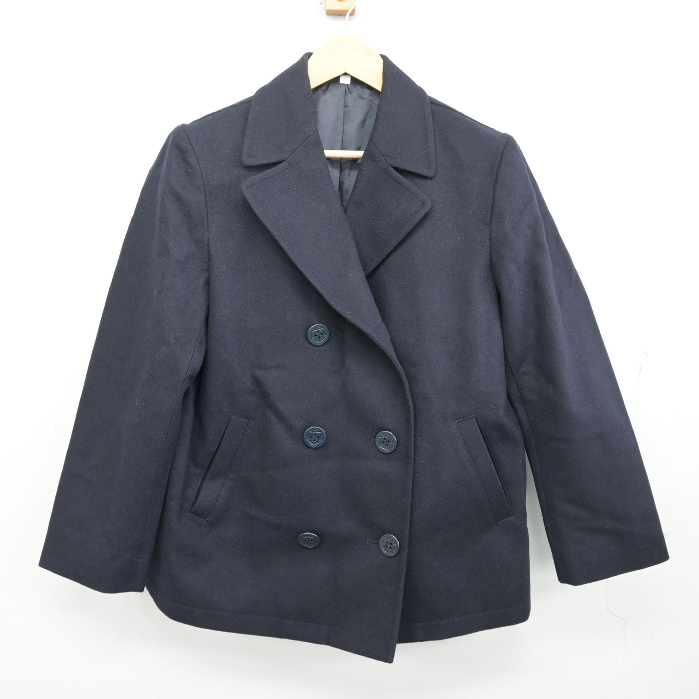 【中古】佐賀県 早稲田佐賀高等学校 女子制服 2点 (コート) sf096531