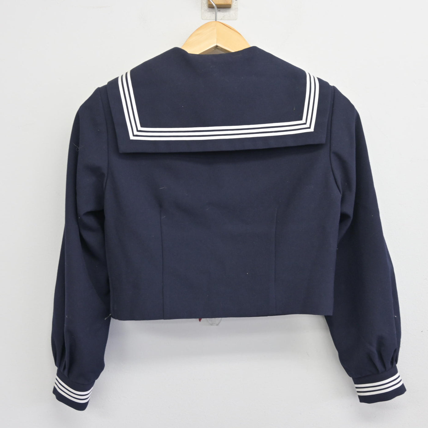 【中古】千葉県 姉崎中学校 女子制服 3点 (セーラー服・ジャンパースカート) sf096556