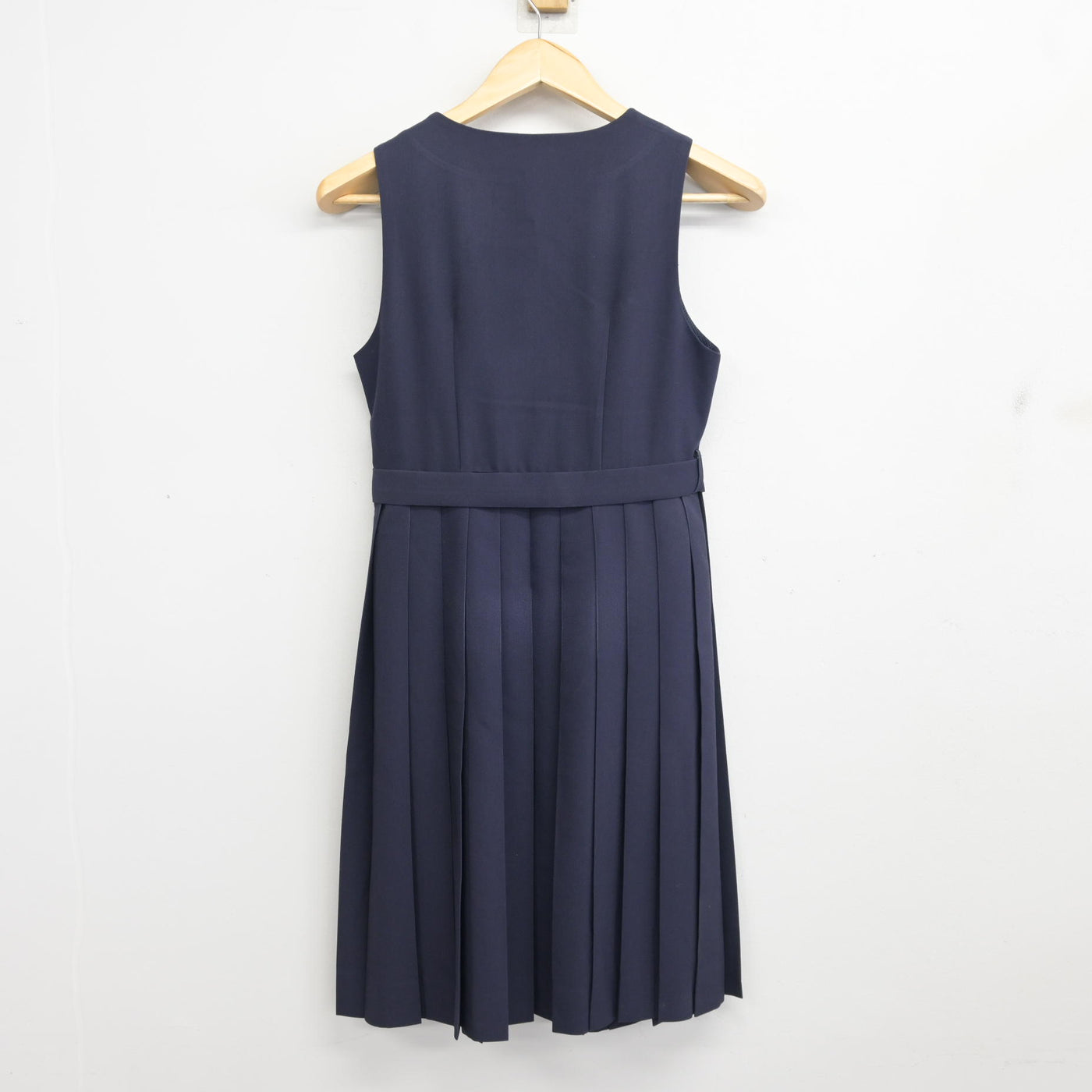 【中古】千葉県 姉崎中学校 女子制服 2点 (ジャンパースカート) sf096557