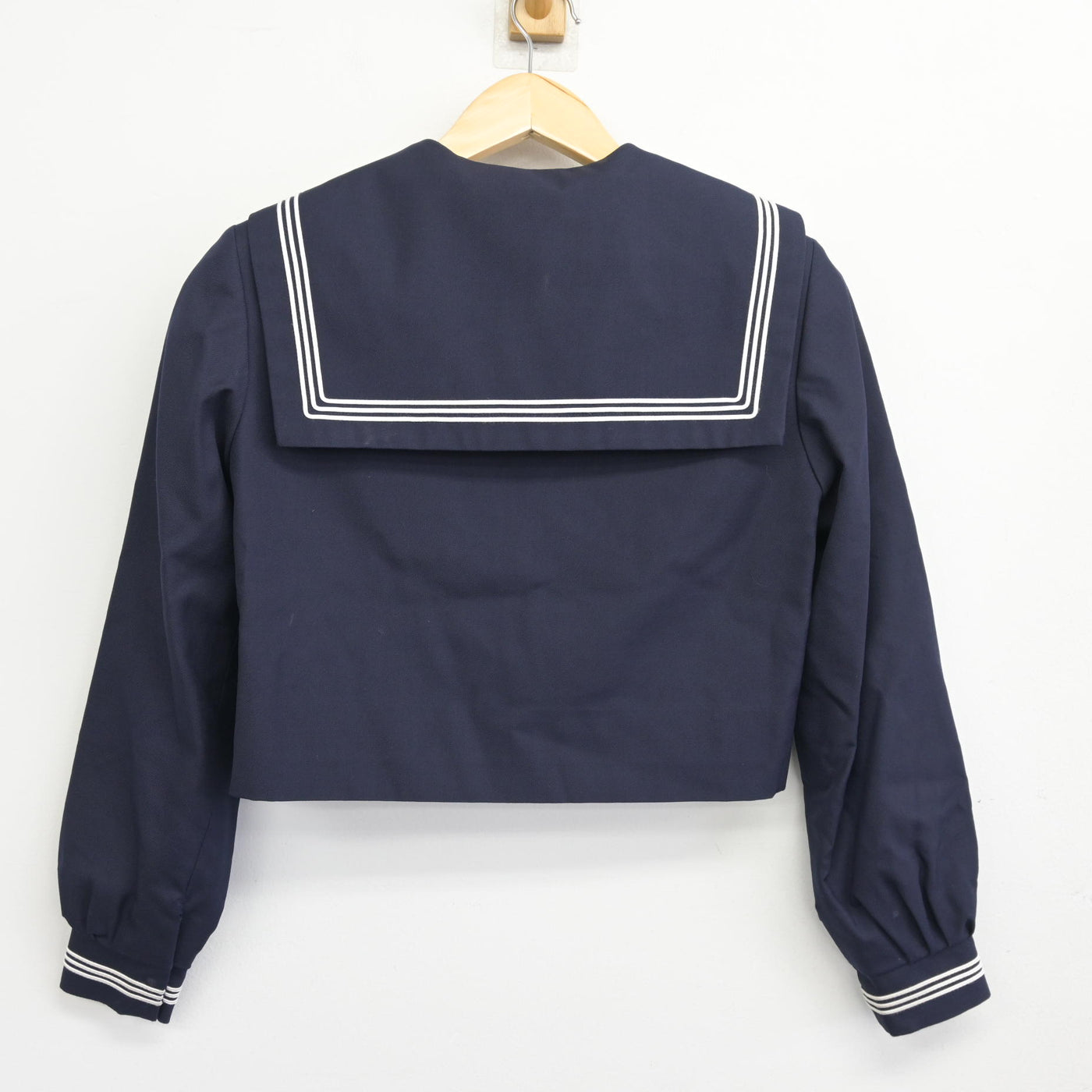 【中古】熊本県 八代中学校 女子制服 3点 (セーラー服・ジャンパースカート) sf096564