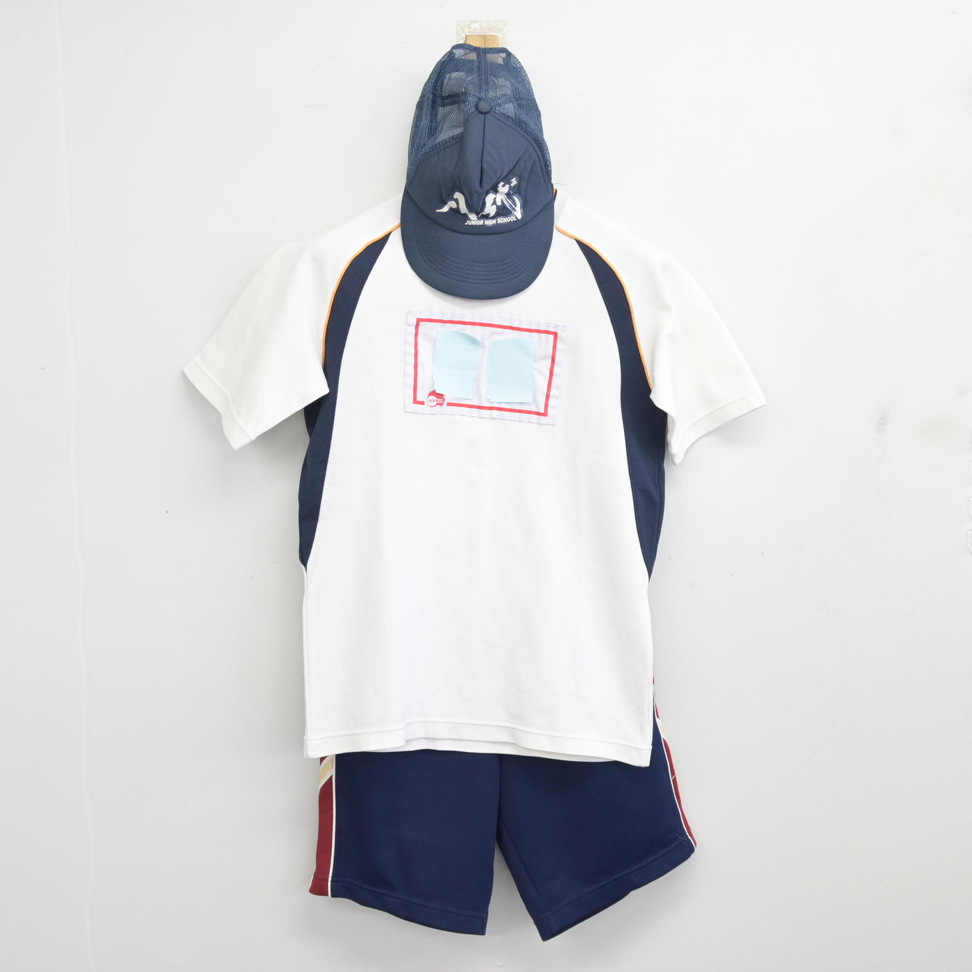 【中古】熊本県 八代中学校 女子制服 3点 (体操服 上・体操服 下) sf096566