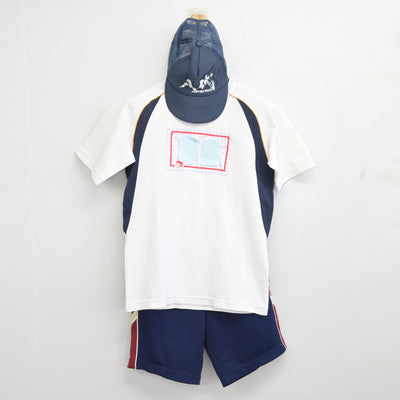 【中古】熊本県 八代中学校 女子制服 3点 (体操服 上・体操服 下) sf096566