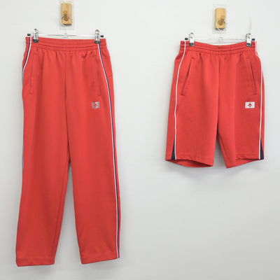 【中古】熊本県 八代高等学校 女子制服 3点 (ジャージ 上・ジャージ 下・体操服 下) sf096568