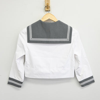 【中古】熊本県 八代高等学校 女子制服 3点 (セーラー服・スカート) sf096571