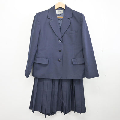 【中古】千葉県 阿蘇中学校 女子制服 2点 (ブレザー・スカート) sf096582
