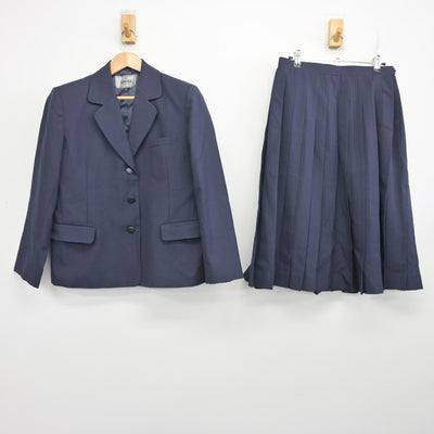 【中古】千葉県 阿蘇中学校 女子制服 2点 (ブレザー・スカート) sf096582