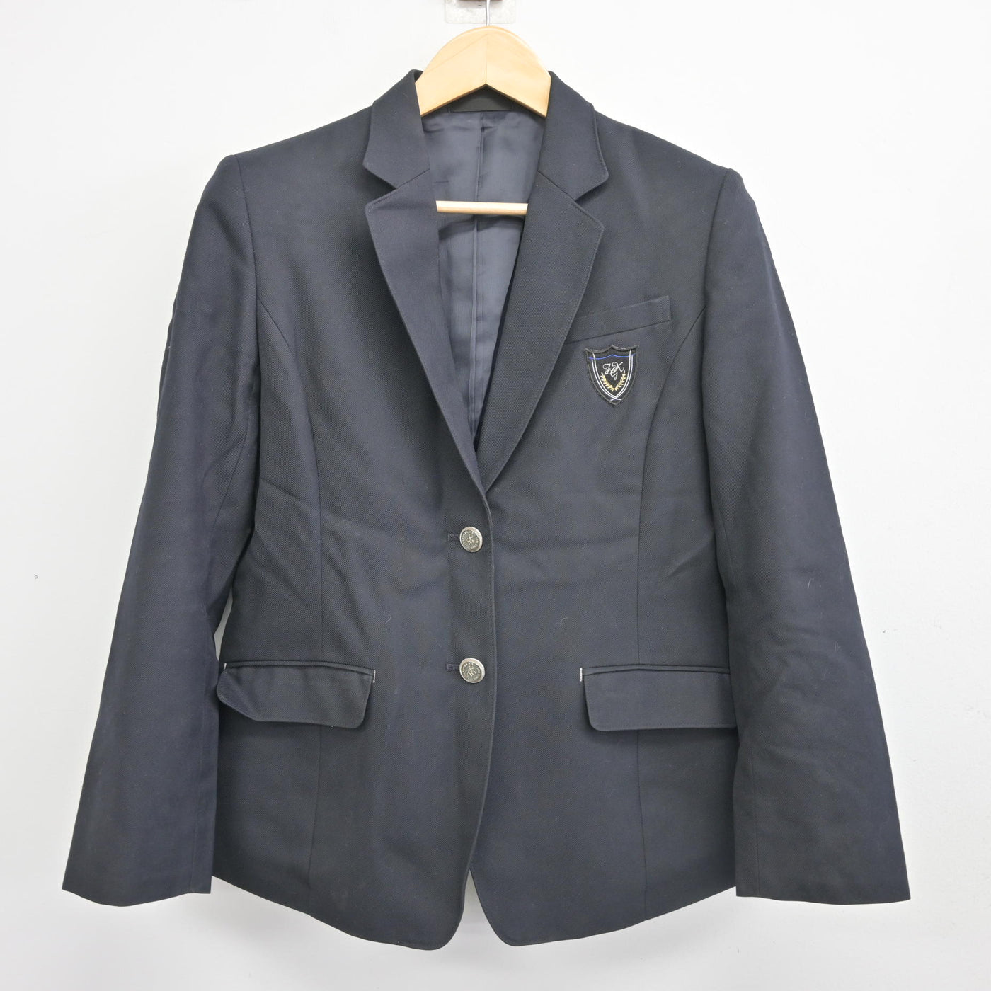 【中古】静岡県 富岳館高等学校 女子制服 2点 (ブレザー・スカート) sf096585