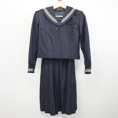 【中古】東京都 石神井南中学校/旧制服 女子制服 2点 (セーラー服・ジャンパースカート) sf096590