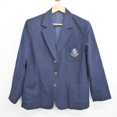 【中古】大阪府 大阪女学院高等学校 女子制服 2点 (ブレザー・ジャンパースカート) sf096603