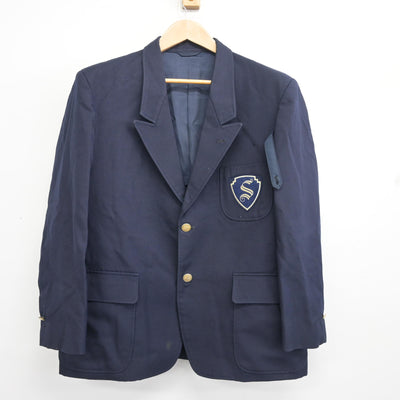 【中古】大阪府 清風高等学校/旧制服 男子制服 2点 (ブレザー・ズボン) sf096606