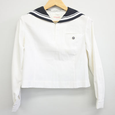 【中古】北海道 札幌静修高等学校 女子制服 3点 (セーラー服・スカート) sf096610