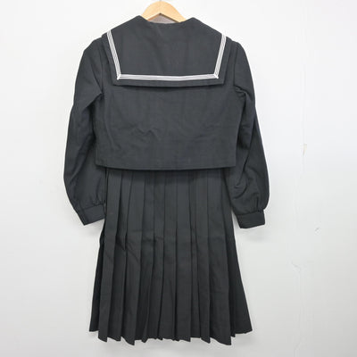 【中古】北海道 札幌稲雲高等学校 女子制服 4点 (ニット・セーラー服・スカート) sf096615