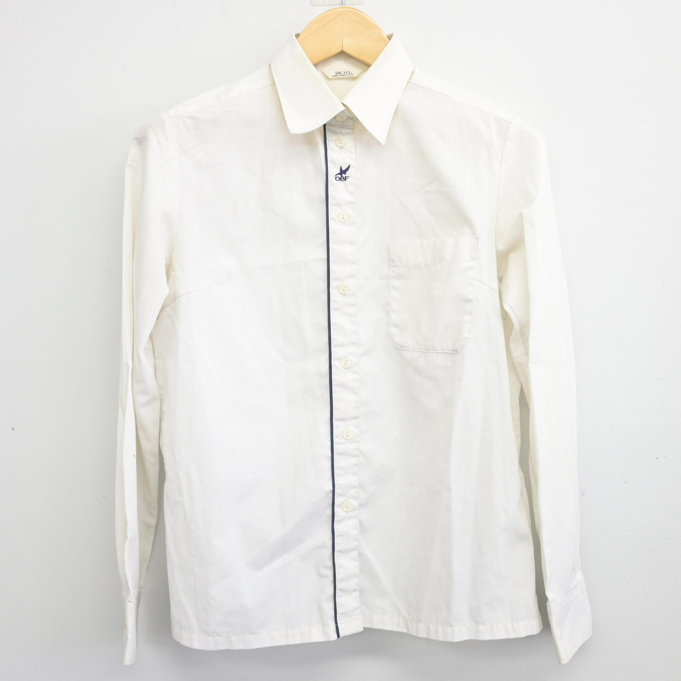 【中古】大阪府 大阪ビジネスフロンティア高等学校 女子制服 3点 (ブレザー・シャツ・スカート) sf096618