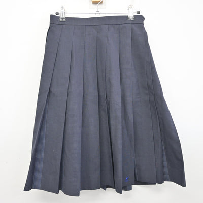 【中古】大阪府 大阪ビジネスフロンティア高等学校 女子制服 3点 (ニット・シャツ・スカート) sf096619